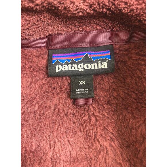 PATAGONIA Synchilla Fleece Pullover Maroon US XSMALL - Picture 15 of 16